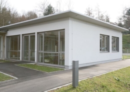 Verwaltungs- und Sozialgebäude des Hauptfriedhofs Lörrach