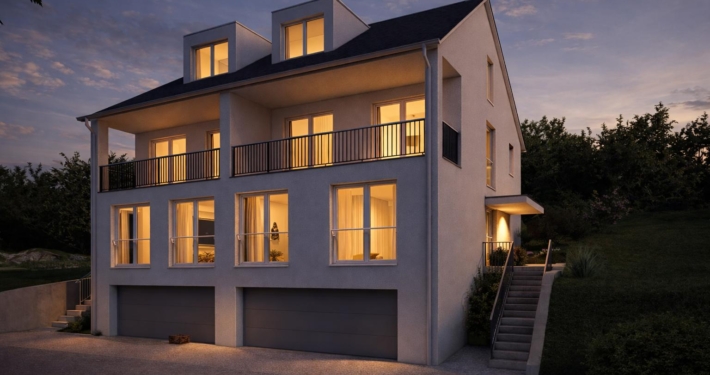 Weitblick Hägelberg – Wohnen mit Alpenpanorama in Hägelberg